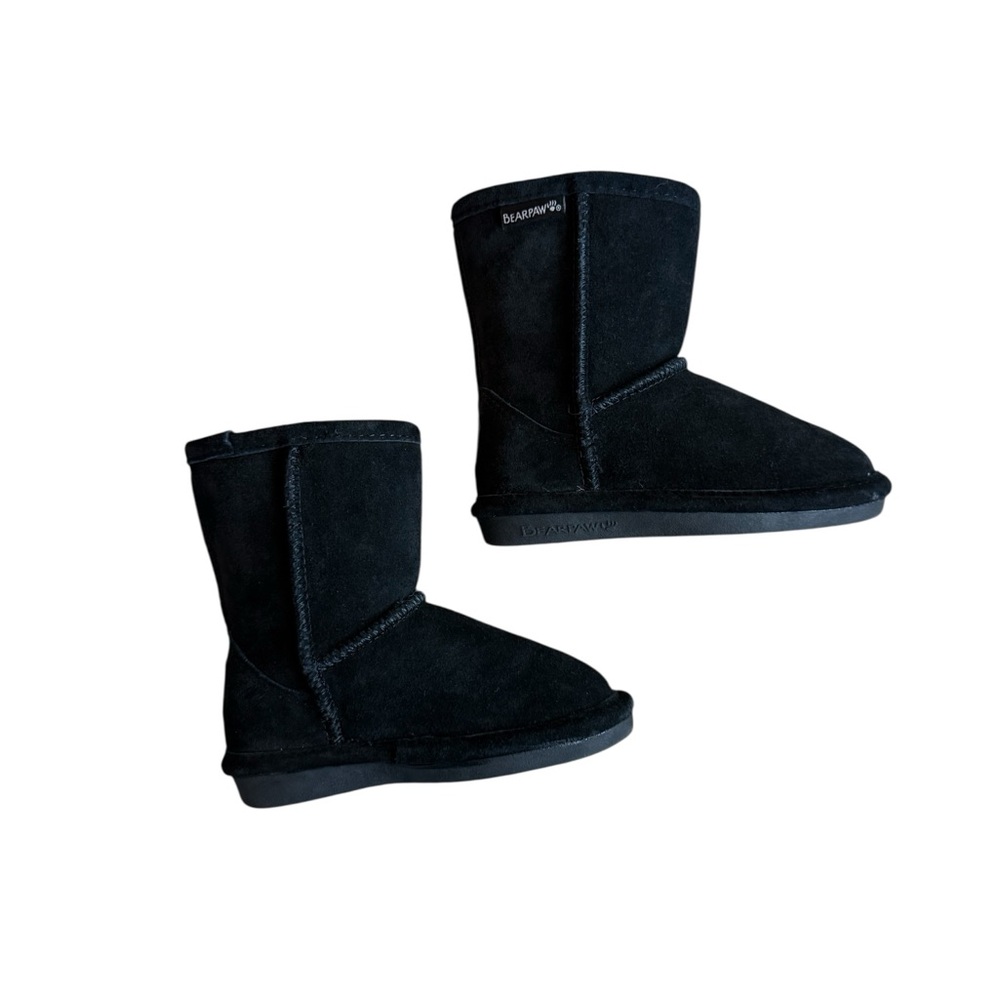 BearPaw Classic Black Suede Boots